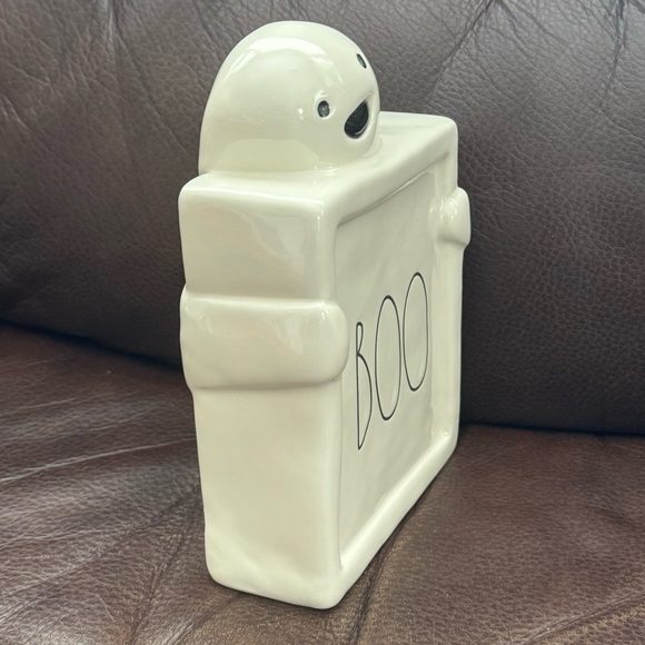 Rae Dunn BOO Ghost Ceramic Halloween Figurine - Picture 7 of 8